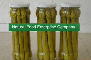 green asparagus in glass jars|Canned Vegetables|